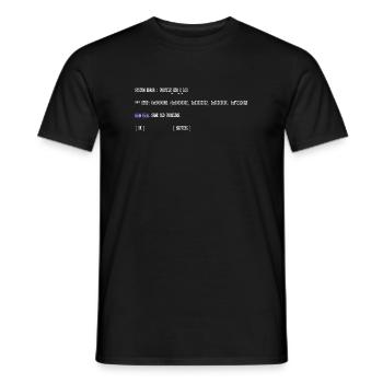 Lustiger Programmierer Spruch New Gen Same Old Pro - Männer T-Shirt - Schwarz - Vorne - AI Model Male 178 light (178cm)