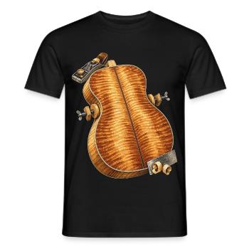 Geigenbauer Luthier Lutherie - Männer T-Shirt - Schwarz - Vorne - AI Model Male 178 light (178cm)