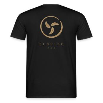Bushido Kreis Symbol - Männer T-Shirt - Schwarz - Hinten - AI Model Male 178 light (178cm)