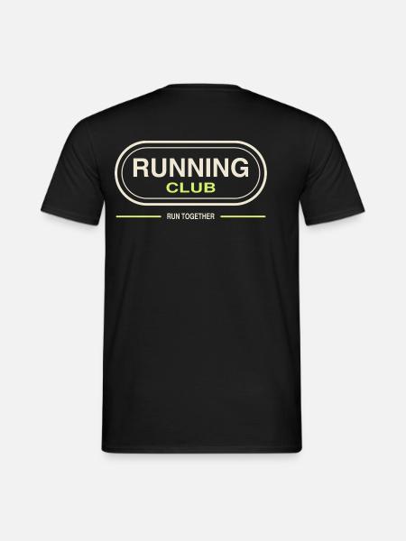 Running Club  - Männer T-Shirt - Schwarz