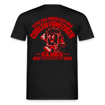Club 1976 – Stolzes Mitglied des coolsten Jahrgang - Männer T-Shirt - Schwarz - Hinten - AI Model Male 178 light (178cm)