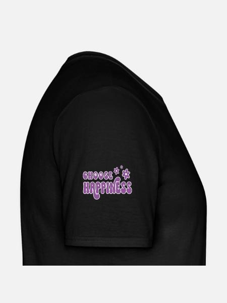Choose Happiness - Männer T-Shirt - Schwarz