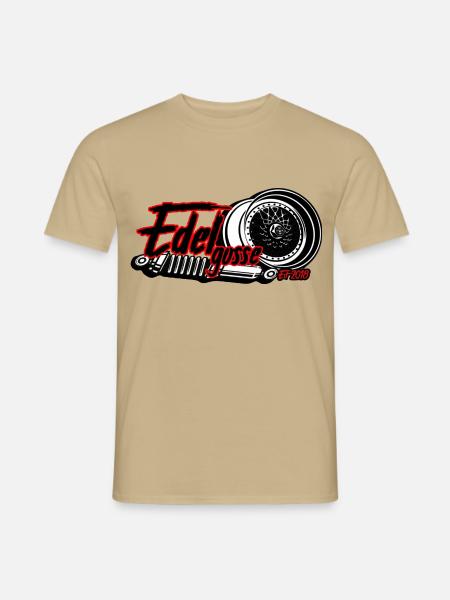 Felgen - Fahrwerk - Edelgosse2018 - Männer T-Shirt - Sandbeige