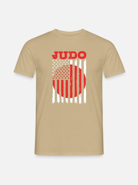 Judo - Männer T-Shirt - Sandbeige