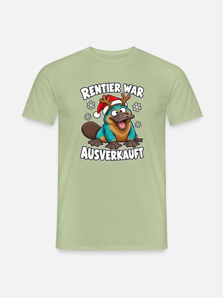 Rentier war ausverkauft Weihnachten - Männer T-Shirt - Sage