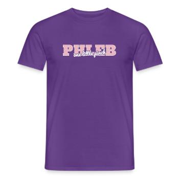 Phleb One Little Pinch Phlebotomist Tech - Männer T-Shirt - Lila - Vorne - AI Model Male 178 light (178cm)