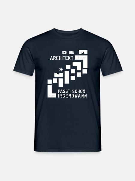Architekt - Männer T-Shirt - Navy