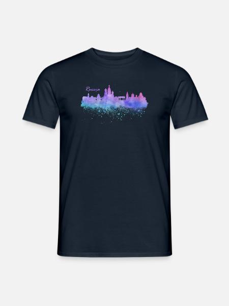 Russland - Männer T-Shirt - Navy
