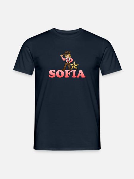 Sofia - Männer T-Shirt - Navy
