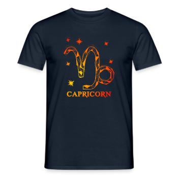 Steinbock - Männer T-Shirt - Navy - Vorne - AI Model Male 178 light (178cm)