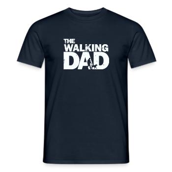 The walking dad - Männer T-Shirt - Navy - Vorne - AI Model Male 178 light (178cm)