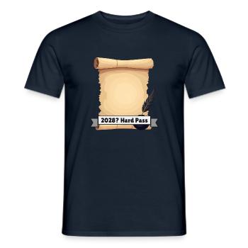 2028? Hard Pass – Verfassung Politik Satire - Männer T-Shirt - Navy - Vorne - AI Model Male 178 light (178cm)
