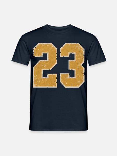 College-23-30cm- - Männer T-Shirt - Navy