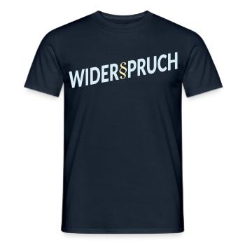 Jura Rechtsanwalt Widerspruch - Männer T-Shirt - Navy - Vorne - AI Model Male 178 light (178cm)