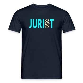 Jurist Paragraf Jura - Männer T-Shirt - Navy - Vorne - AI Model Male 178 light (178cm)