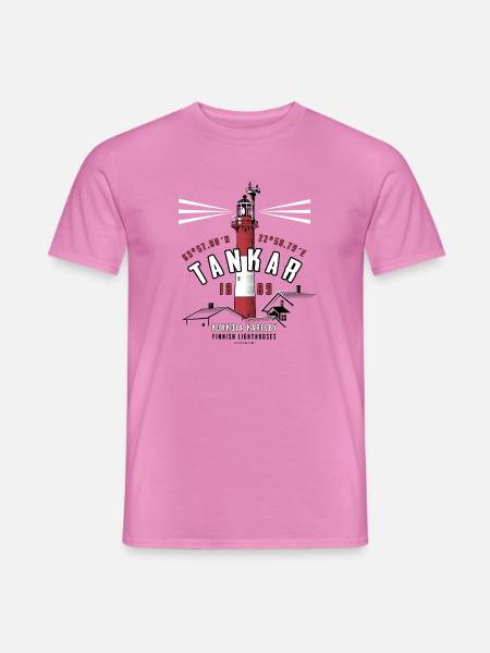 TANKAR LEUCHTTURM Textilien und Geschenkartikel - Männer T-Shirt - Pink