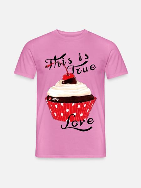 MUFFIN - Männer T-Shirt - Pink