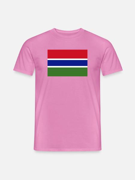 Gambia - Männer T-Shirt - Pink