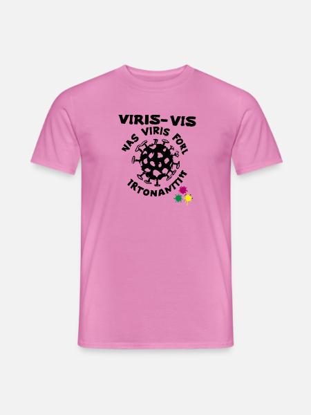 Virus Invasion - Männer T-Shirt - Pink
