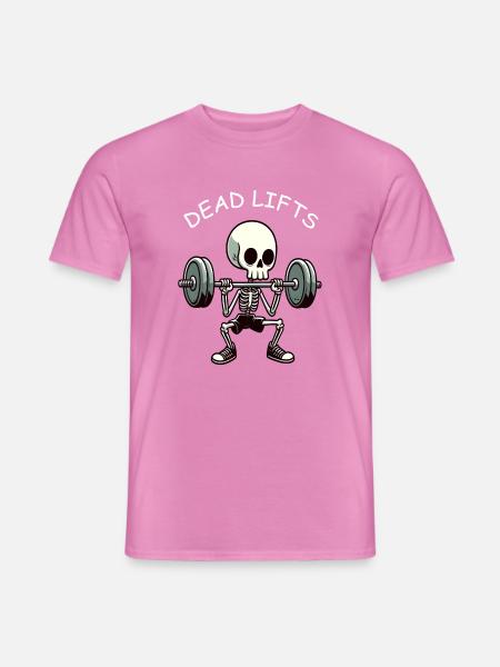 Kreuzheben - Männer T-Shirt - Pink