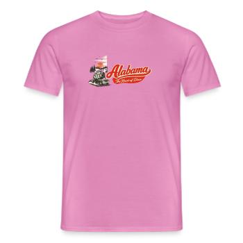 Alabama Retro Vintage Pickup Truck Heart of Dixie - Männer T-Shirt - Pink - Vorne - AI Model Male 178 dark (178cm)
