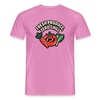 Farmers Market Diva – Liebhaberin von frischen Produkten - Männer T-Shirt - Pink - Vorne - AI Model Male 178 dark (178cm)