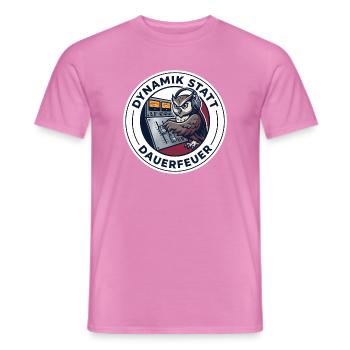 Tontechniker Dynamik Mastering Tonstudio - Männer T-Shirt - Pink - Vorne - AI Model Male 178 dark (178cm)