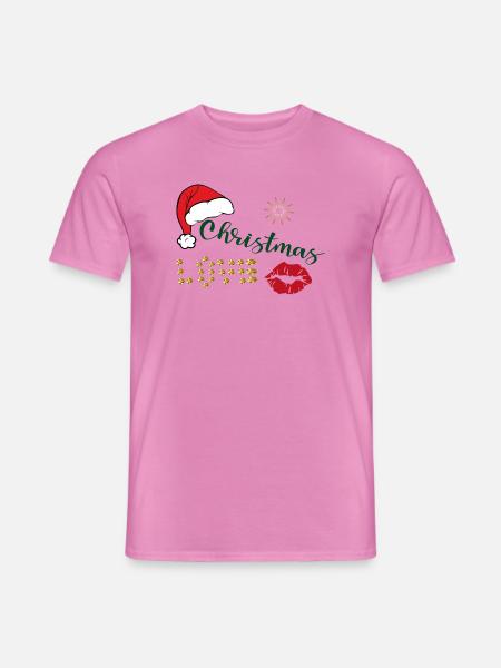 Weihnachten - Männer T-Shirt - Pink