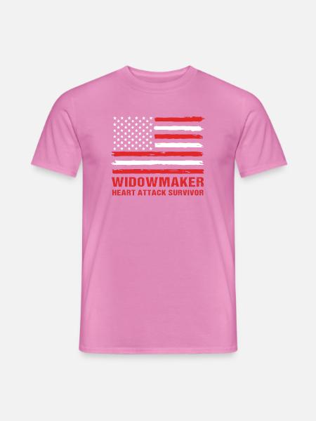 Herzinfarkt - Männer T-Shirt - Pink