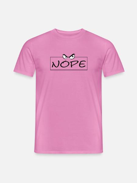 Dunkle Augen Minimalismus - Männer T-Shirt - Pink
