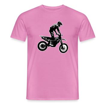 enduro - Männer T-Shirt - Pink - Vorne - AI Model Male 178 dark (178cm)