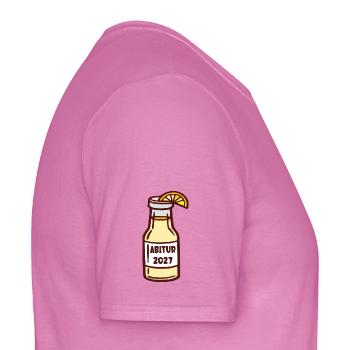 Abschlussparty Abitur 2027 - Männer T-Shirt - Pink - Rechts - AI Model Male 178 dark (178cm)