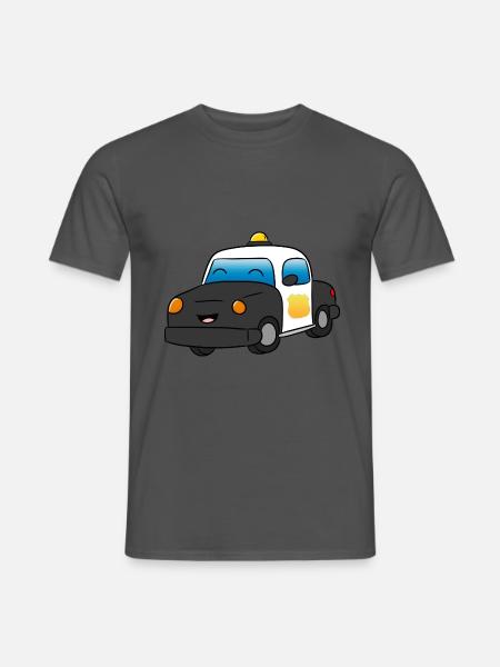 Polizei - Männer T-Shirt - Anthrazit