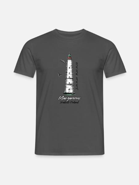 MARJANIEMI HAILUOTO T-SHIRTS UND LIGHTHOUSE PRODUKTE - Männer T-Shirt - Anthrazit