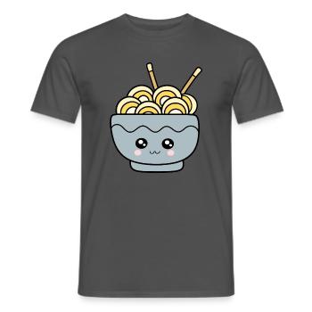 Ramen Nudeln Japan Küche - Männer T-Shirt - Anthrazit - Vorne - AI Model Male 178 light (178cm)