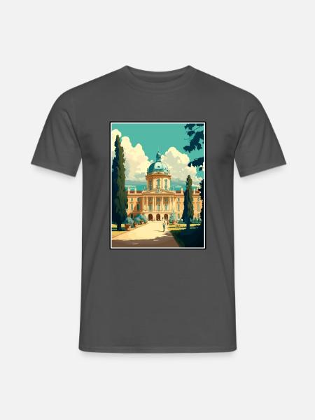 Potsdam Deutschland Vintage Reiseposter WPA Souvenir - Männer T-Shirt - Anthrazit