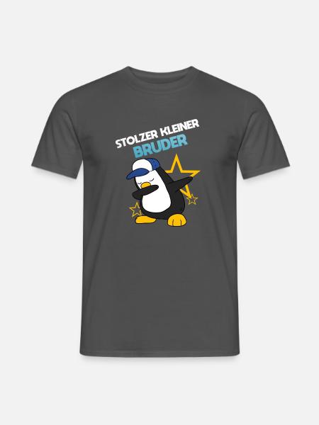 Stolzer Kleiner Bruder - Männer T-Shirt - Anthrazit