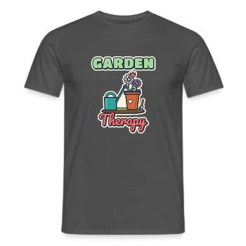 Gartentherapie - Männer T-Shirt - Anthrazit - Vorne - AI Model Male 178 light (178cm)