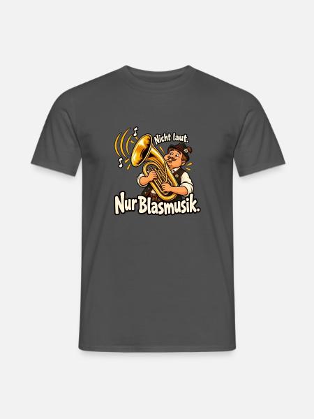 Blasmusik Musikverein Blaskapelle Blasmusiker - Männer T-Shirt - Anthrazit