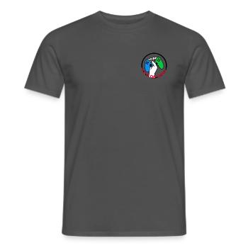 King 0f Geek - Männer T-Shirt - Anthrazit - Vorne - AI Model Male 178 light (178cm)