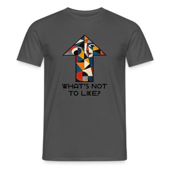 Was gibt es da nicht zu mögen - Männer T-Shirt - Anthrazit - Vorne - AI Model Male 178 light (178cm)