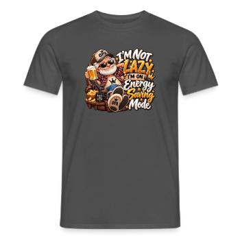 Opa im Energiesparmodus - Männer T-Shirt - Anthrazit - Vorne - AI Model Male 178 light (178cm)