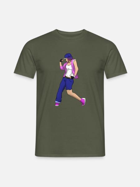 Dancer Tänzerin - Männer T-Shirt - Militärgrün