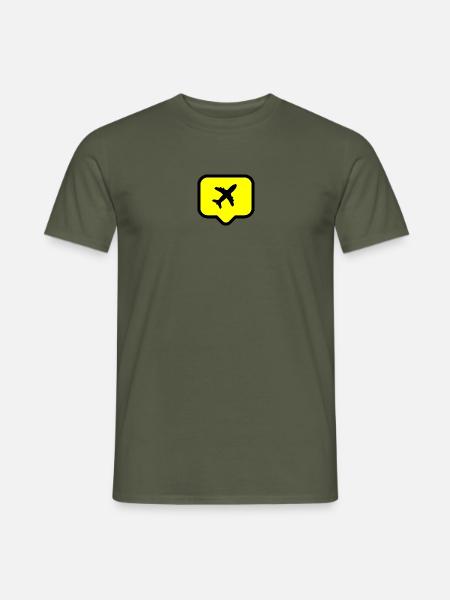 Flugzeug! - Männer T-Shirt - Militärgrün