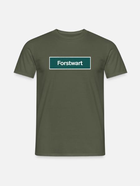 Forstwart – Forstwirtschaft & Waldarbeit - Männer T-Shirt - Militärgrün