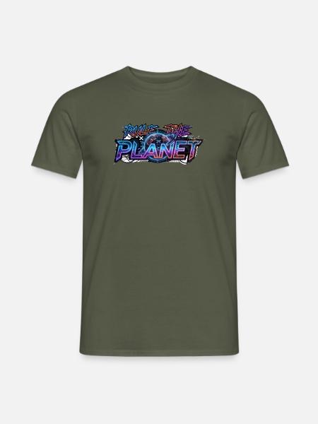 Rule_the_Planet - Männer T-Shirt - Militärgrün