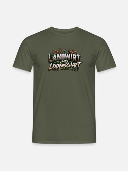 Landwirt aus Leidenschaft - Männer T-Shirt - Militärgrün