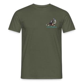 Kleiner Seelenschnitter - Männer T-Shirt - Militärgrün - Vorne - AI Model Male 178 light (178cm)