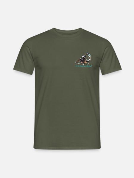 Kleiner Seelenschnitter - Männer T-Shirt - Militärgrün