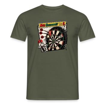Mein Hassdoppel? Die 5 - Männer T-Shirt - Militärgrün - Vorne - AI Model Male 178 light (178cm)